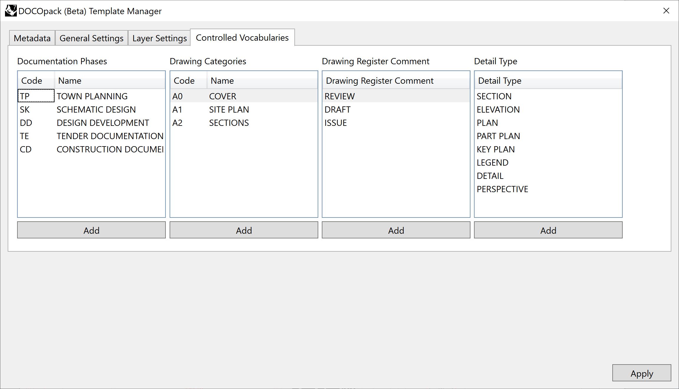 Layout Editor Interface